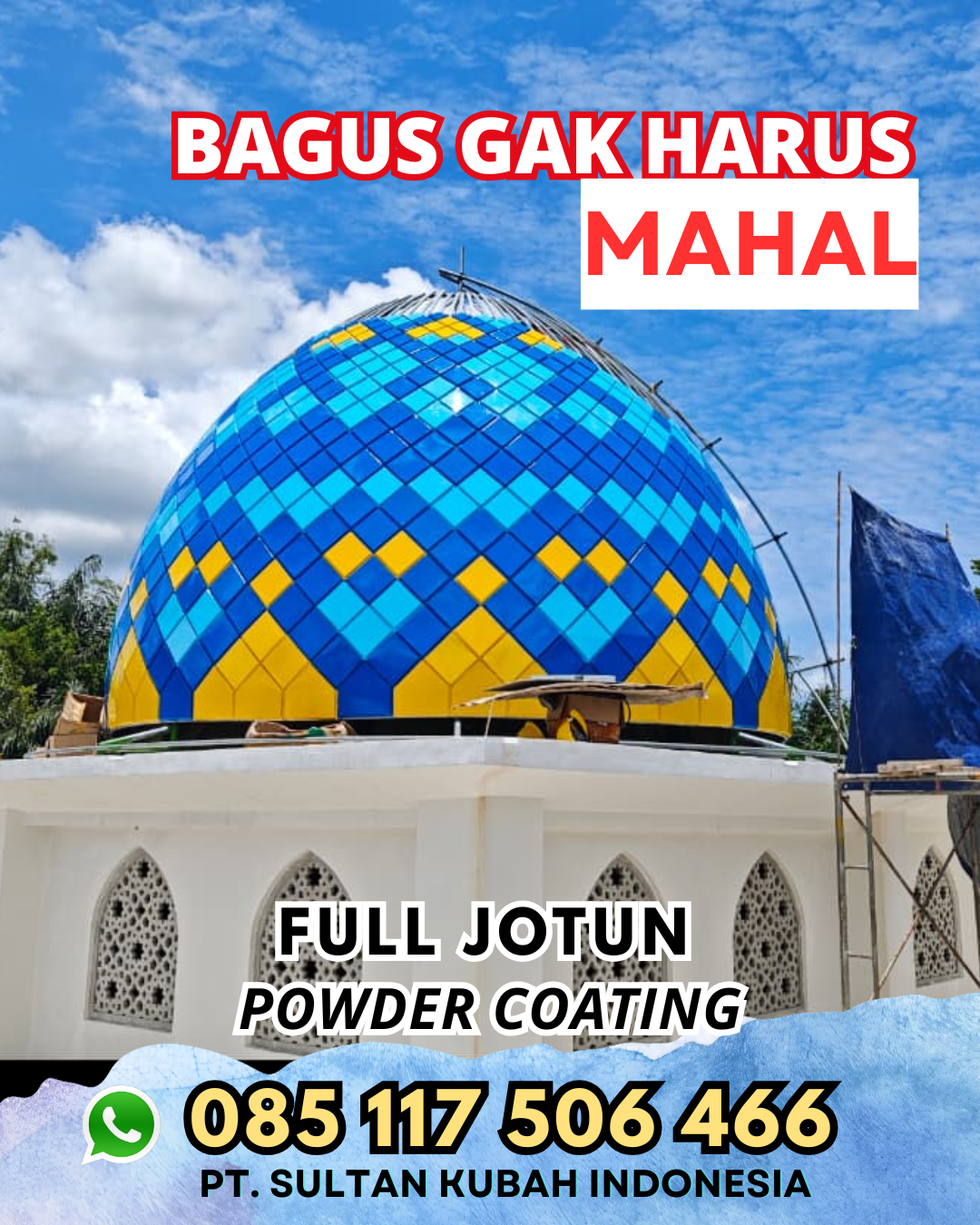 Kubah Masjid Anti Karat - Batuputih