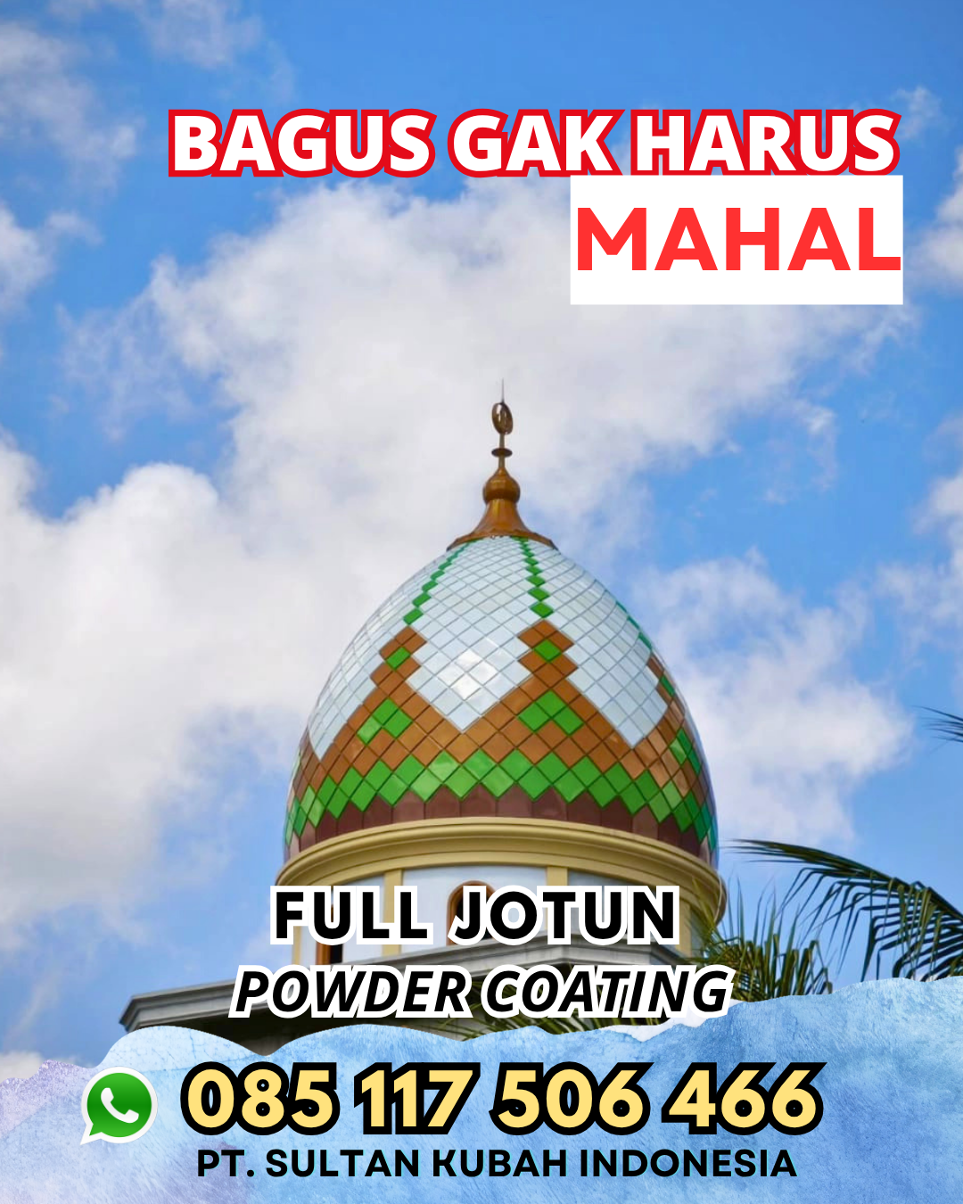 Kubah Masjid untuk Pondok Pesantren - Mertoyudan, Magelang