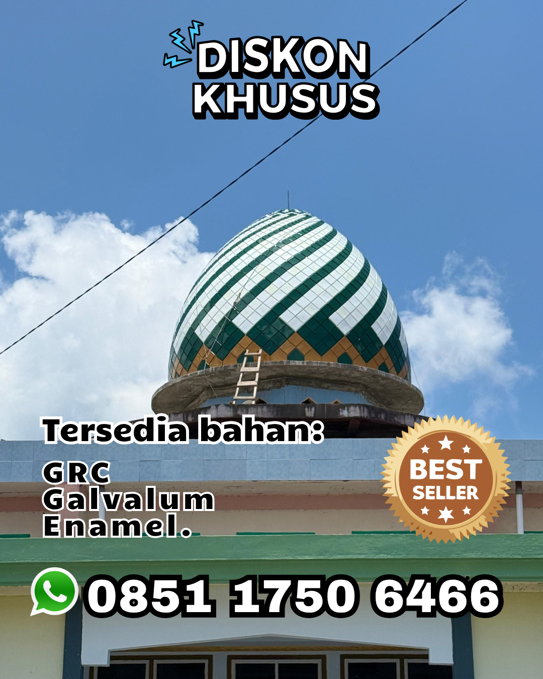 Kubah Masjid Harga Pabrik – Ternate Selatan, Kota Ternate