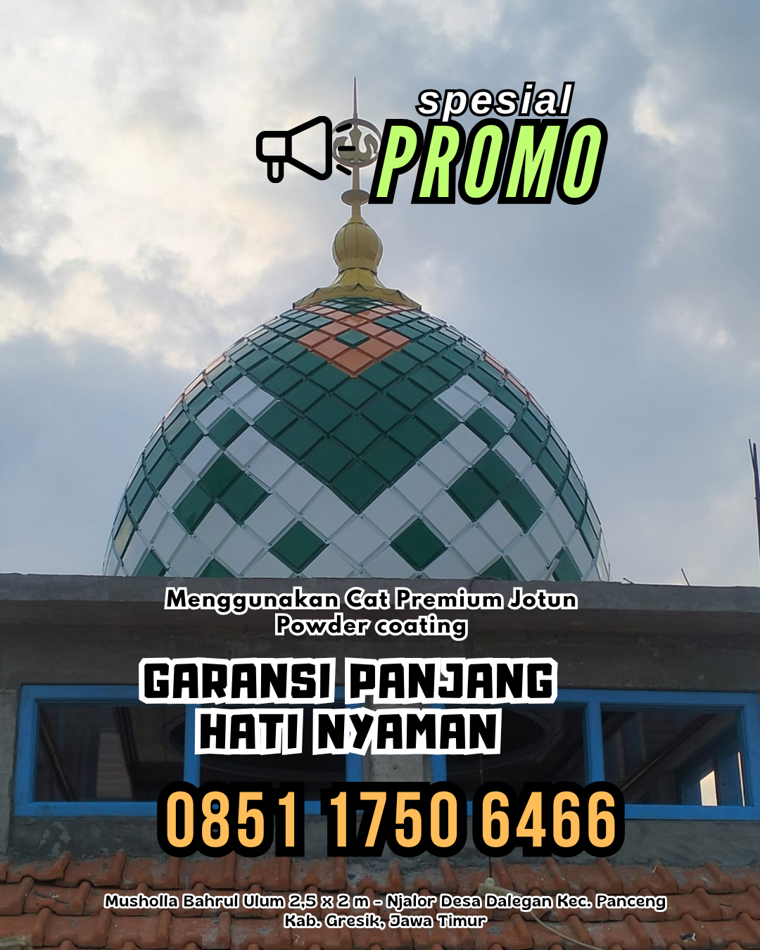 Ahlinya Kubah Masjid Berkualitas - Pulau Petak, Kapuas