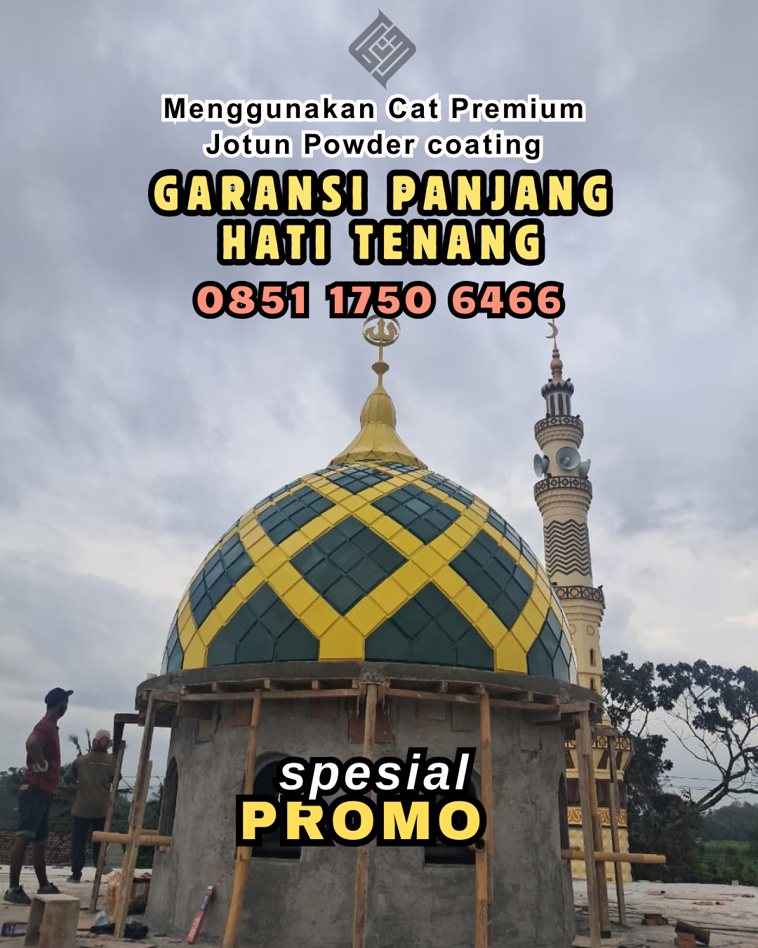Kubah Masjid Impian melayani daerah Cisitu, WA: 0851 1750 6466