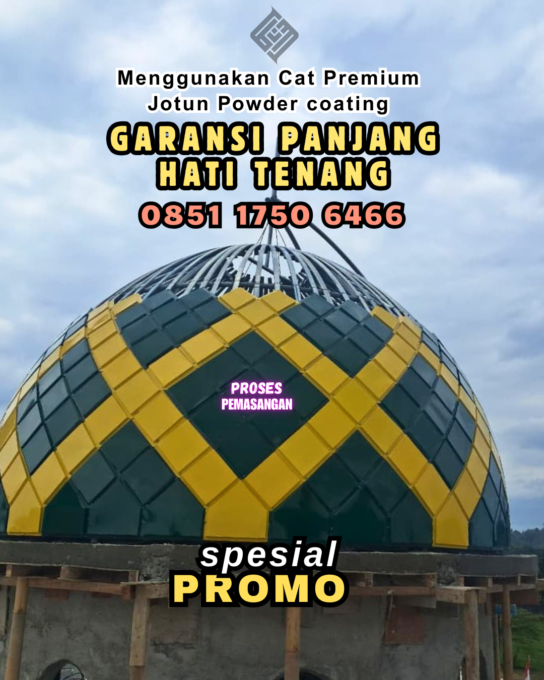 Kubah Harga Pabrik, melayani daerah Cimalaka, WA: 0851 1750 6466