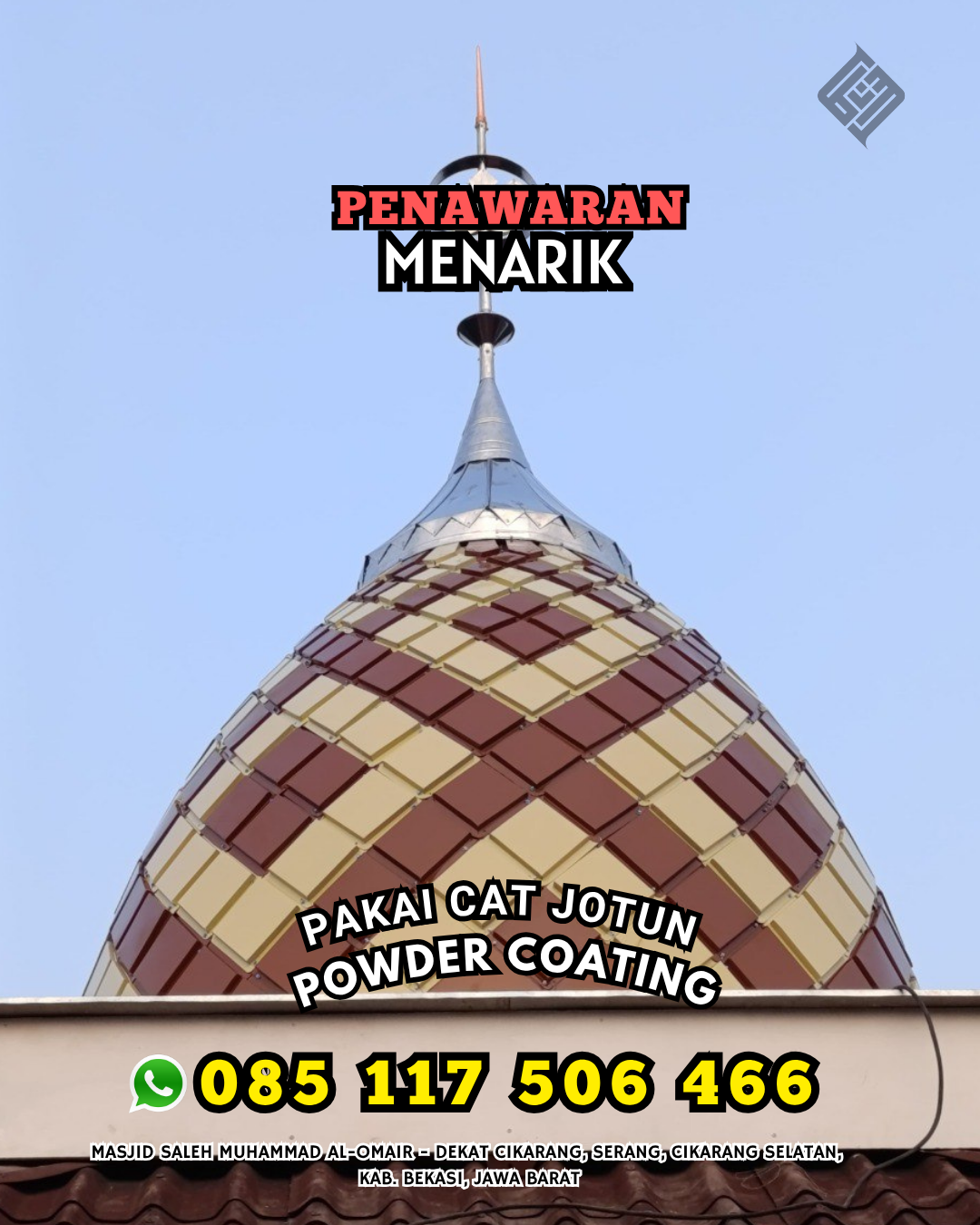 Ready!! Kubah Garansi Panjang. Dekat Colomadu. WA 085 117 506 466