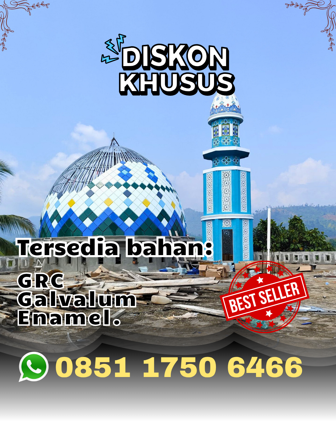 Kubah Masjid Modern - Ampelgading, Malang