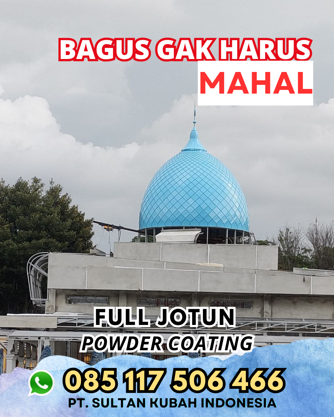Kubah Masjid untuk Mushola - Sukorambi
