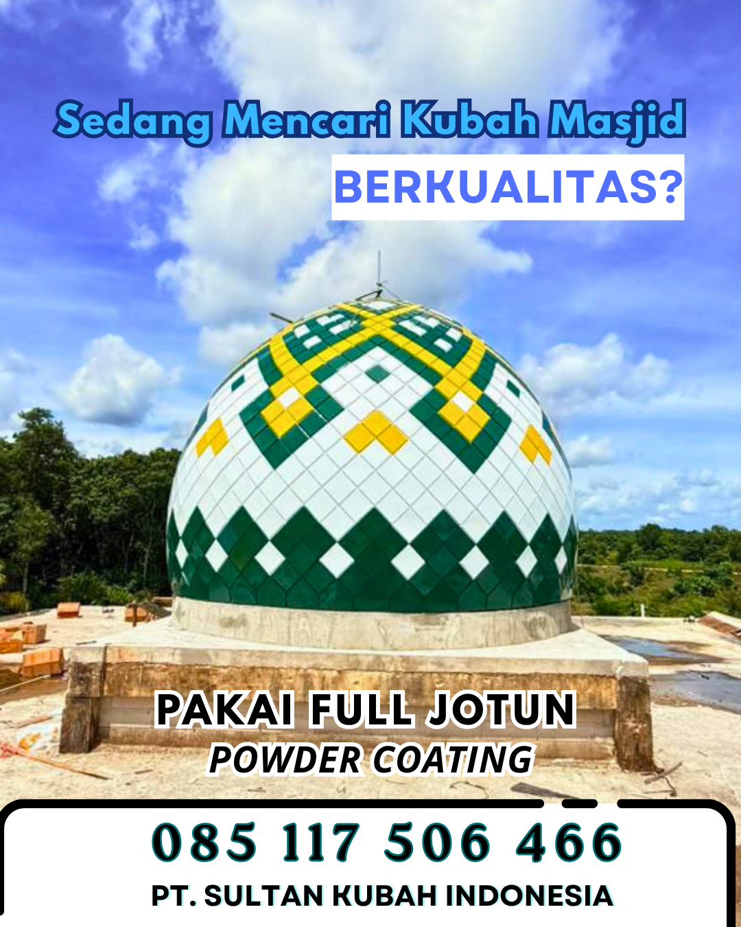 Kubah Masjid Modern Harga Spesial - Megaluh