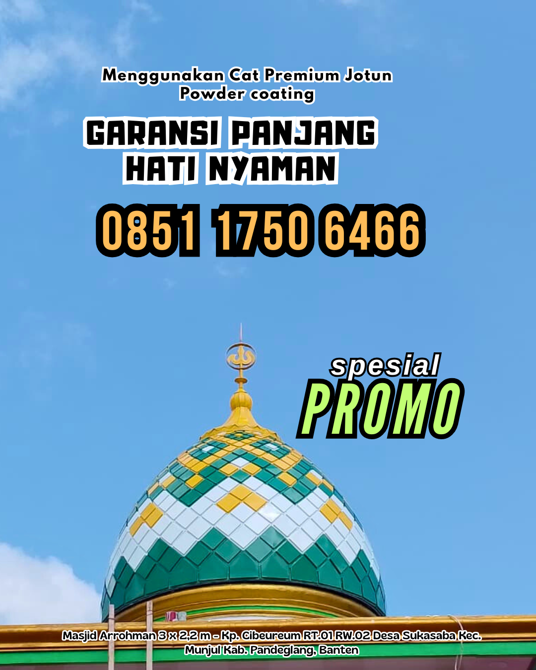 Produsen Kubah Masjid Terpercaya - Tamban Catur, Kapuas