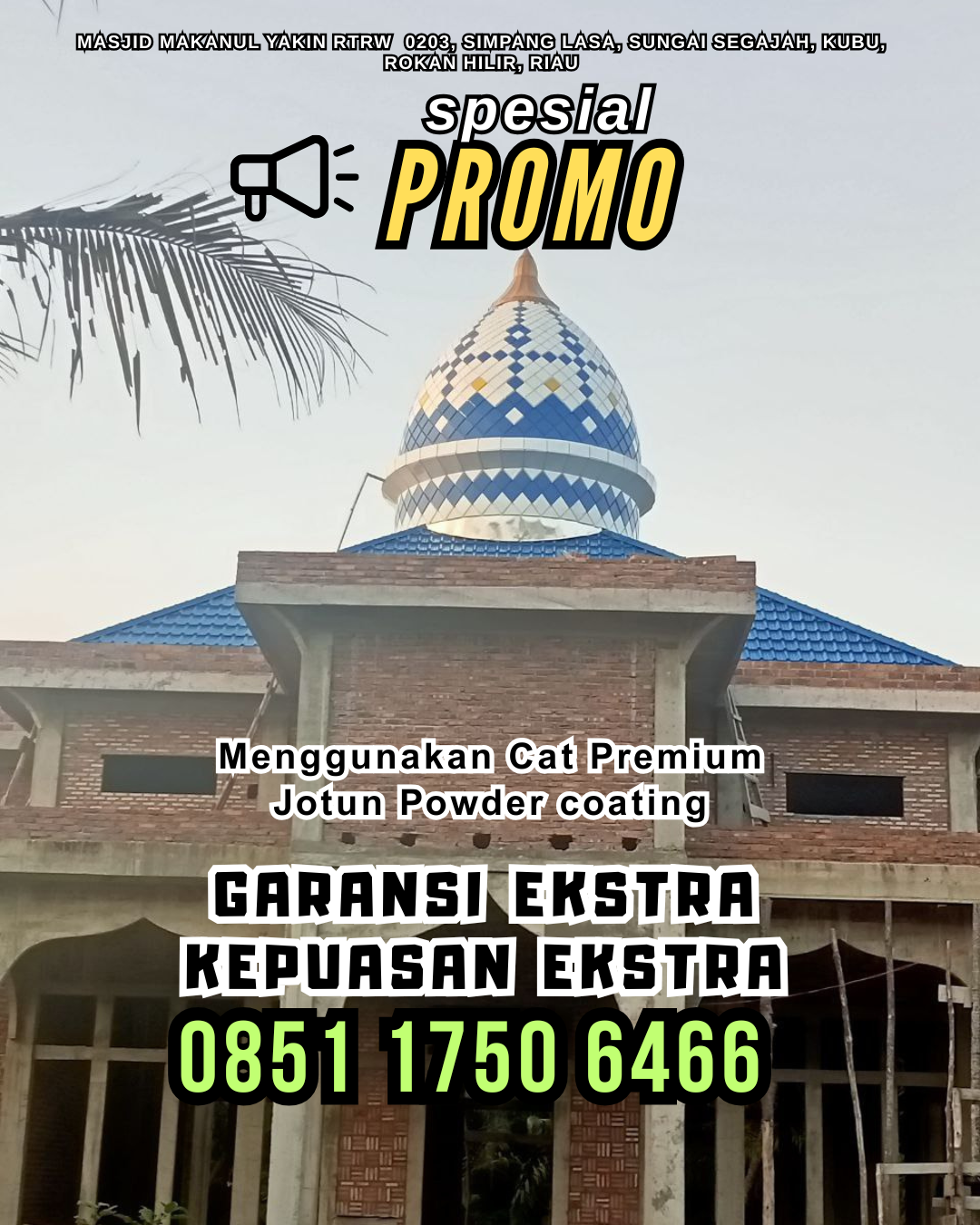 Kubah Masjid Desain Modern - Labuhanbatu