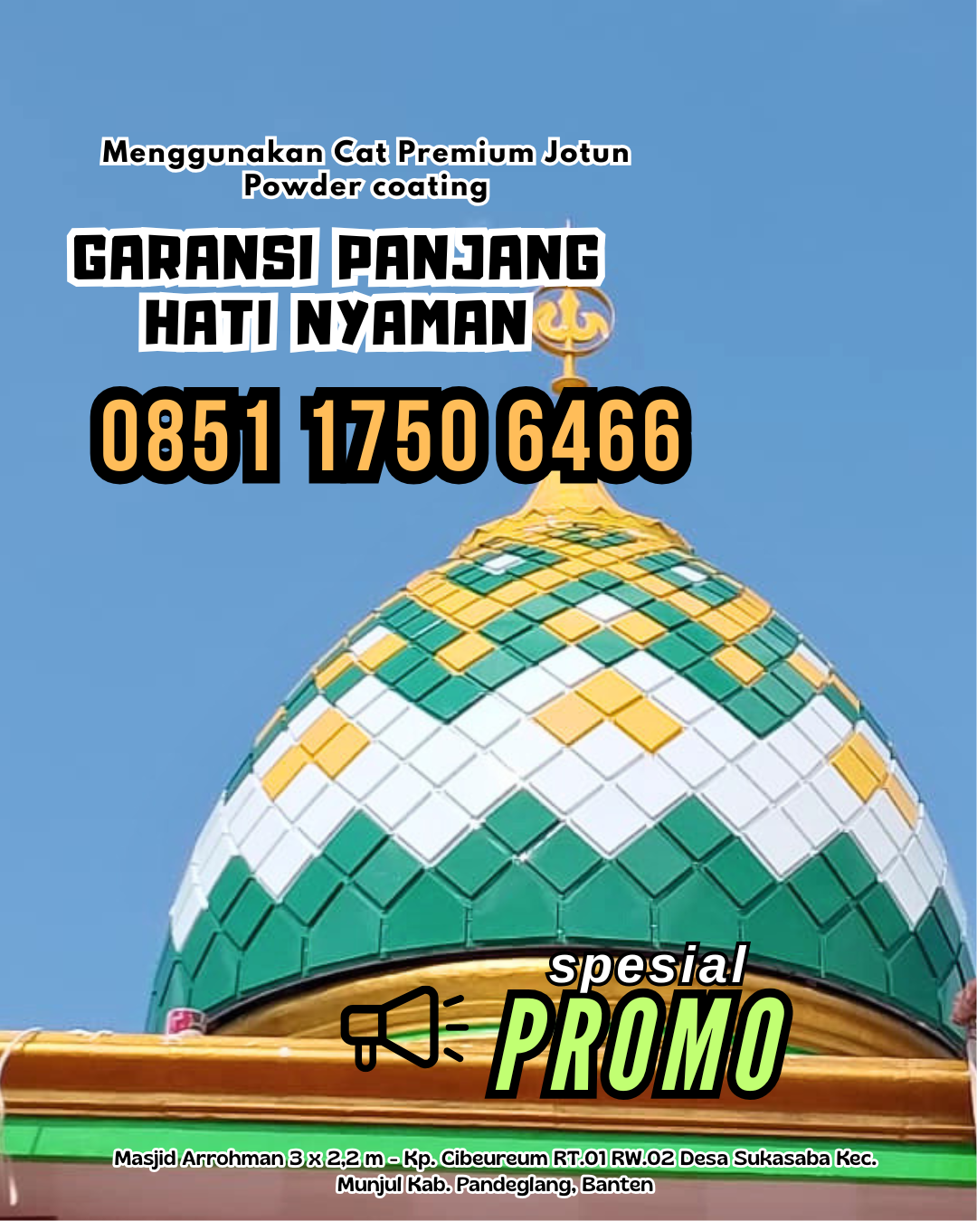 Kubah Masjid Harga Terjangkau - Kapuas Kuala, Kapuas