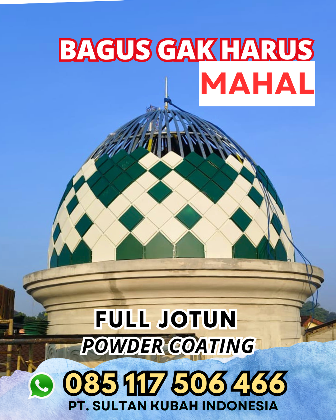Kubah Masjid Harga Terjangkau - Belimbing Hulu, Melawi