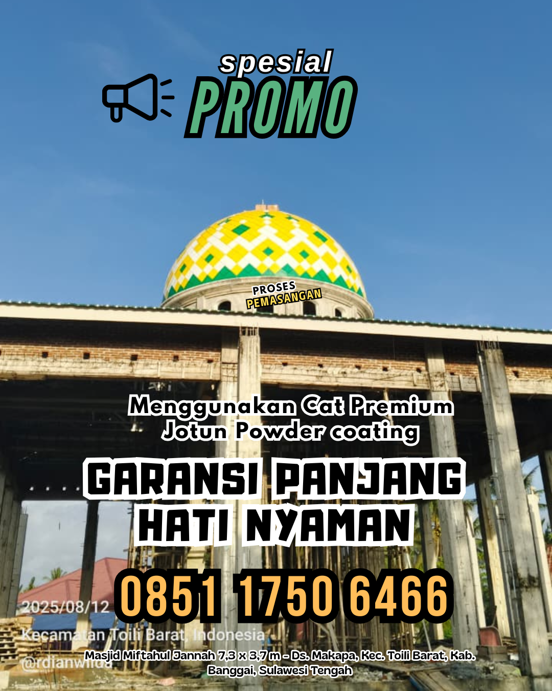 Konsultan Pembuatan Kubah Moderen, di Kec. Hamparan Perak