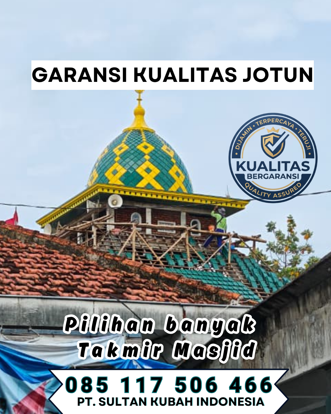 Kubah Masjid Anti Karat – Mandai, Kab. Maros