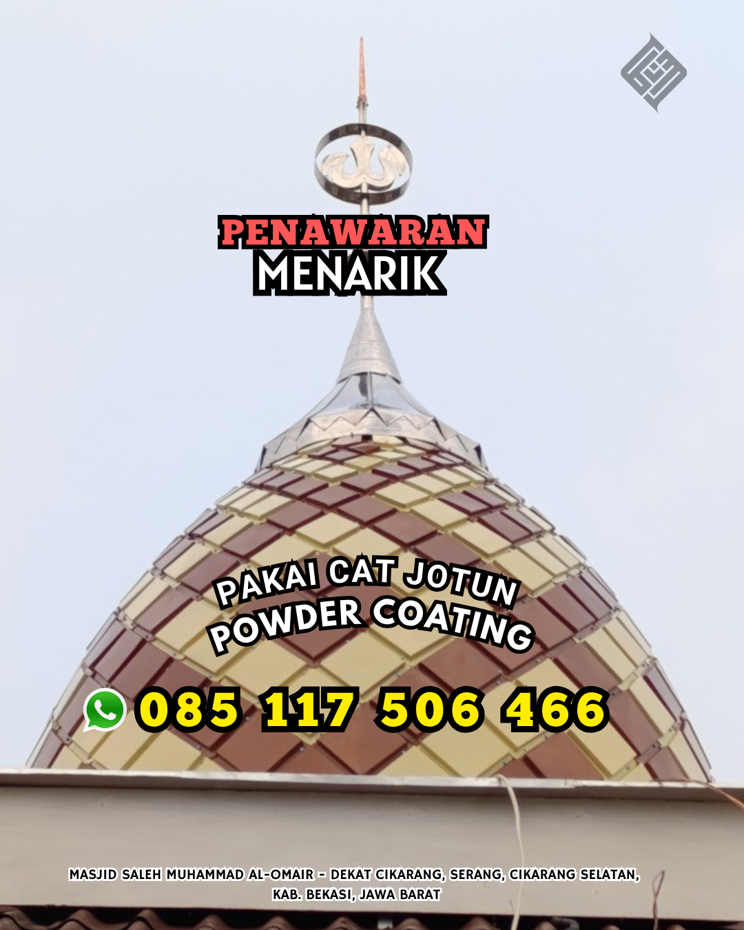Ready!! Kubah Keren Berkualitas. Dekat Jaten. WA 085 117 506 466