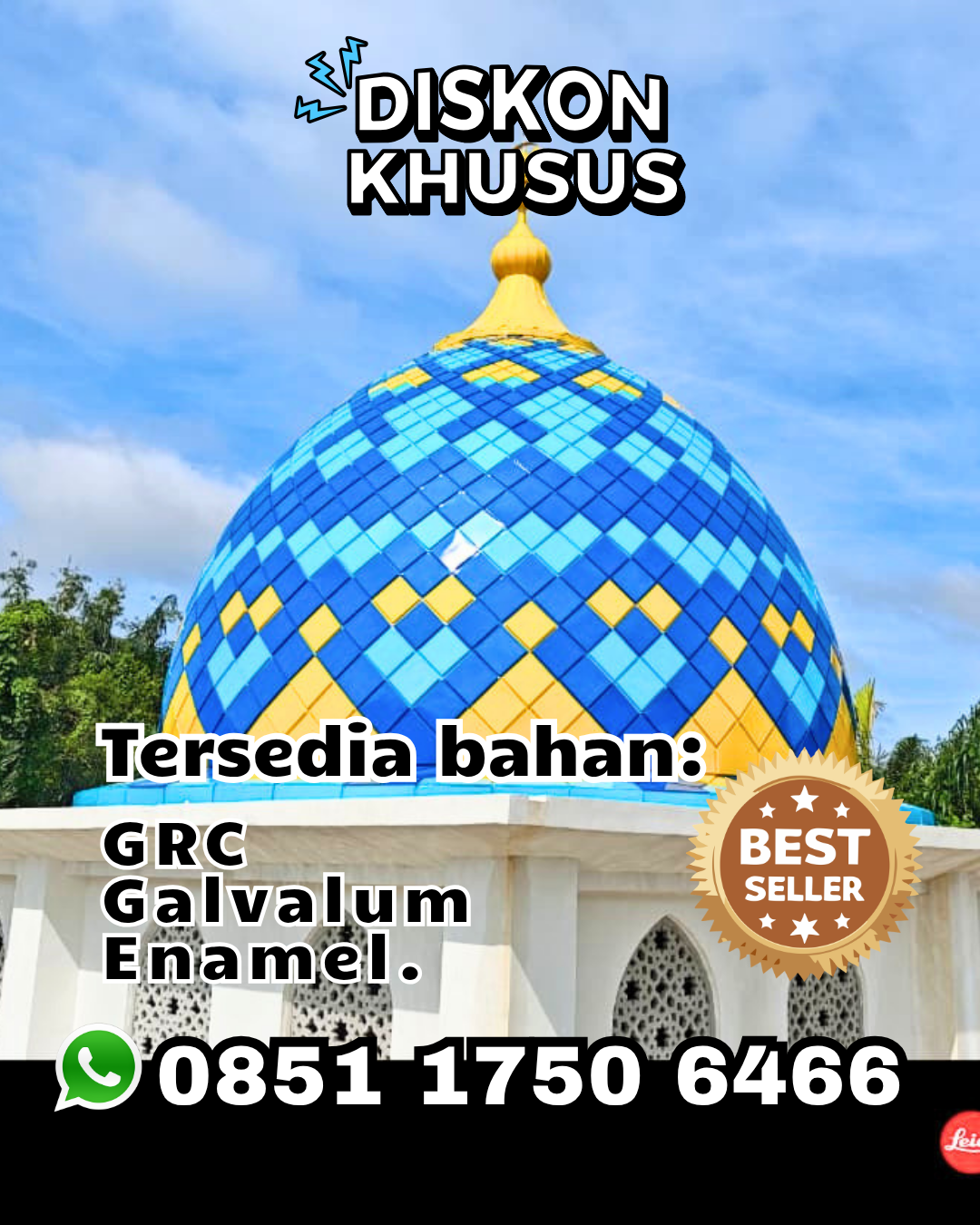 Kubah Masjid Anti Karat - Pancung Soal, Pesisir Selatan