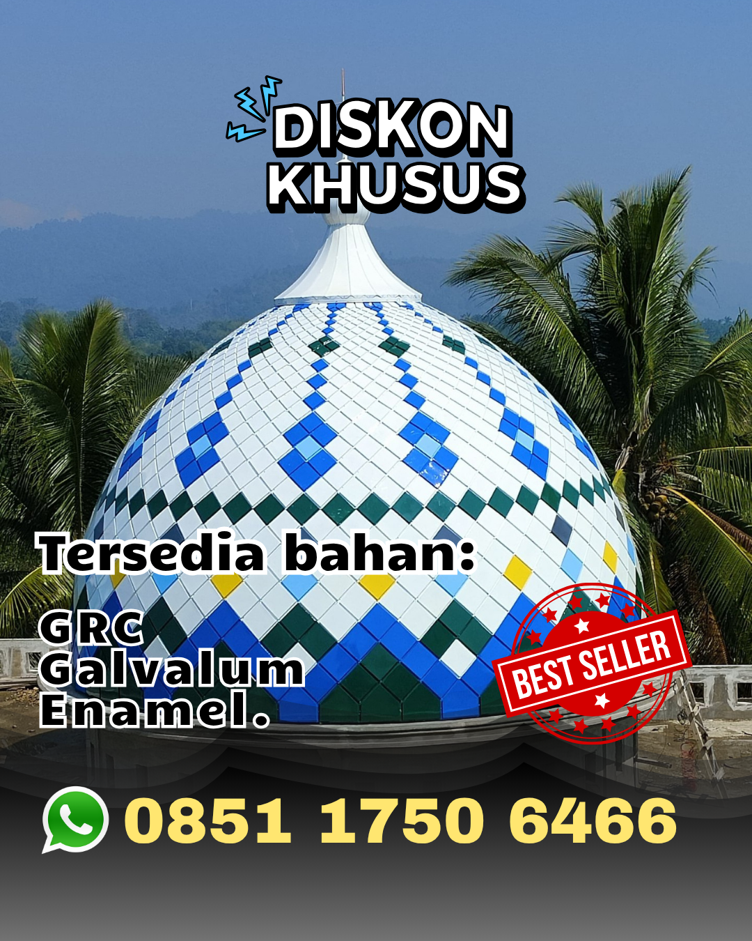 Spesialis Kubah Masjid - Bukit Raya, Katingan
