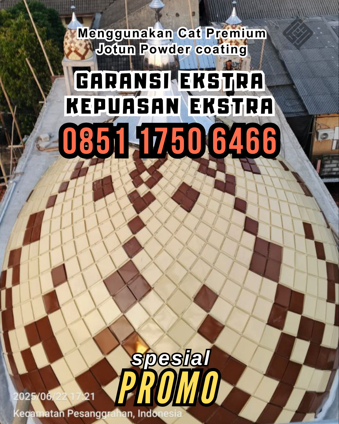 Konsultan Pembuatan Kubah Desain Modern, melayani daerah Tanjungkerta, WA: 0851 1750 6466