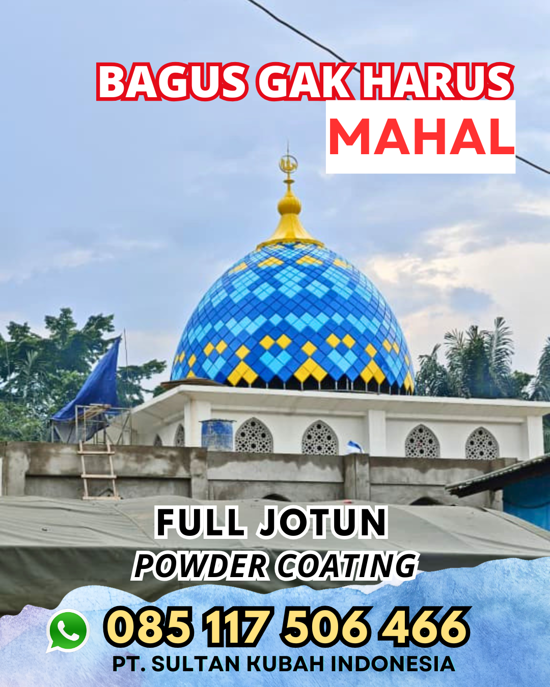 Kubah Masjid Galvalume - Arjasa