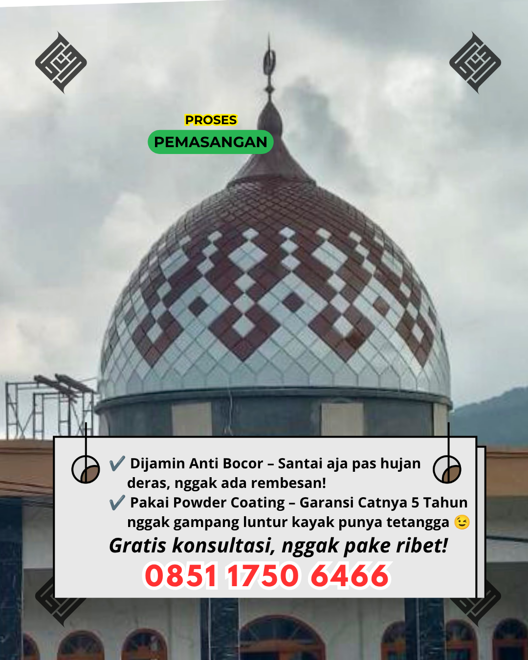 Kubah Masjid Modern - Siak