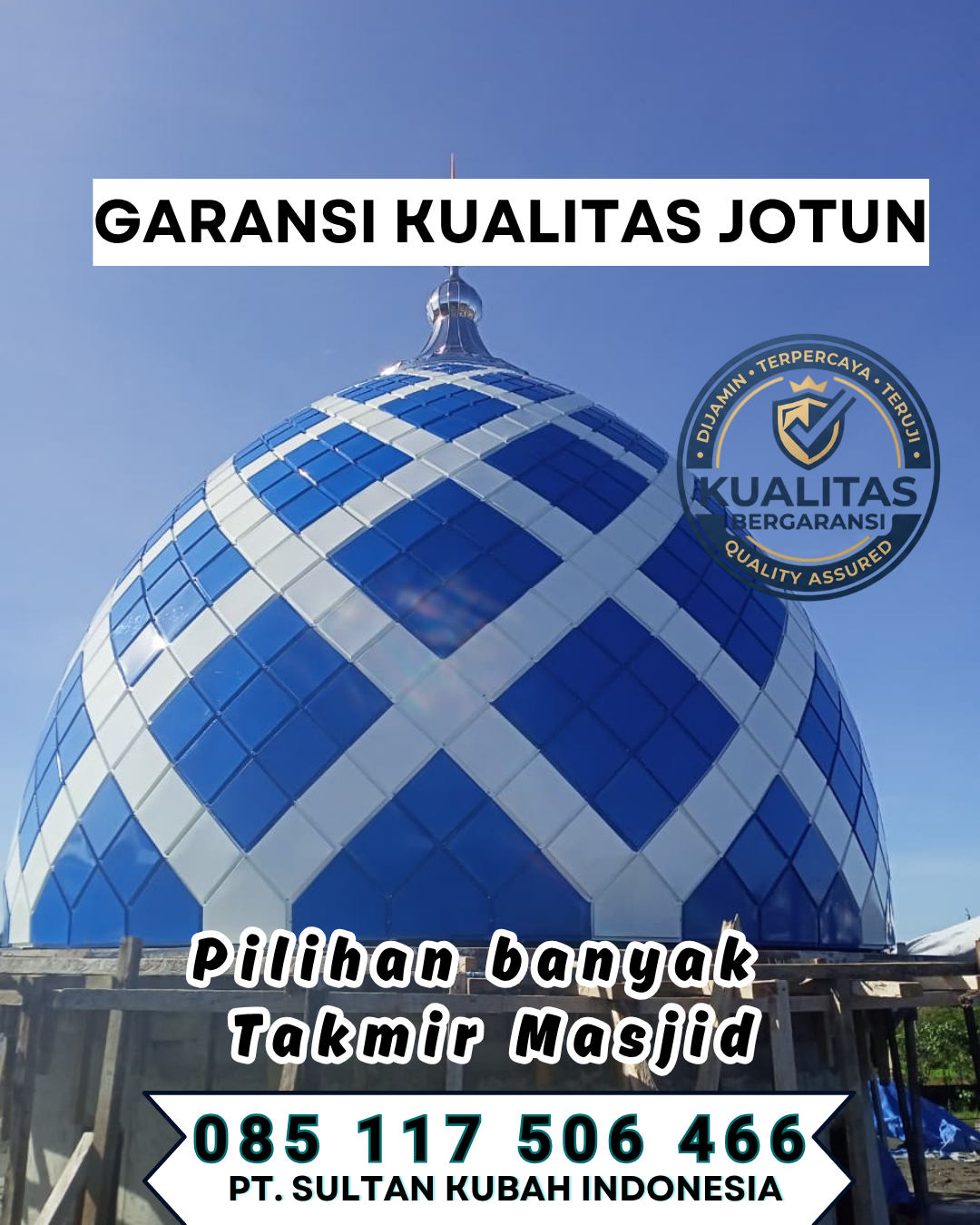 Kubah Masjid Langsung Pabrik - Benowo