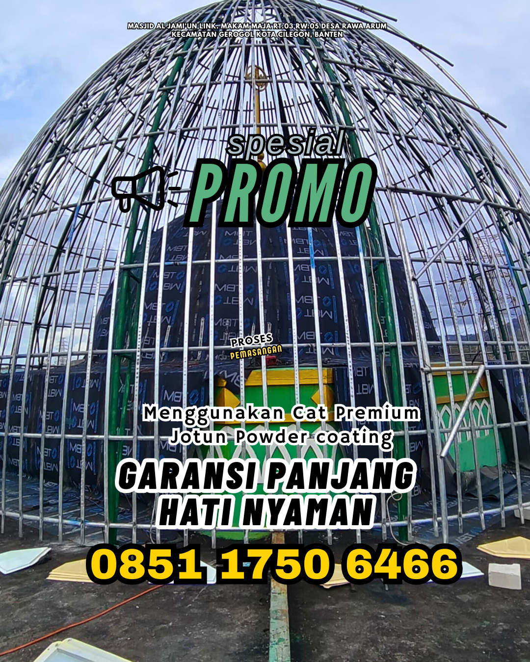 Kubah Masjid Modern - Ogan Komering Ulu, Sumsel
