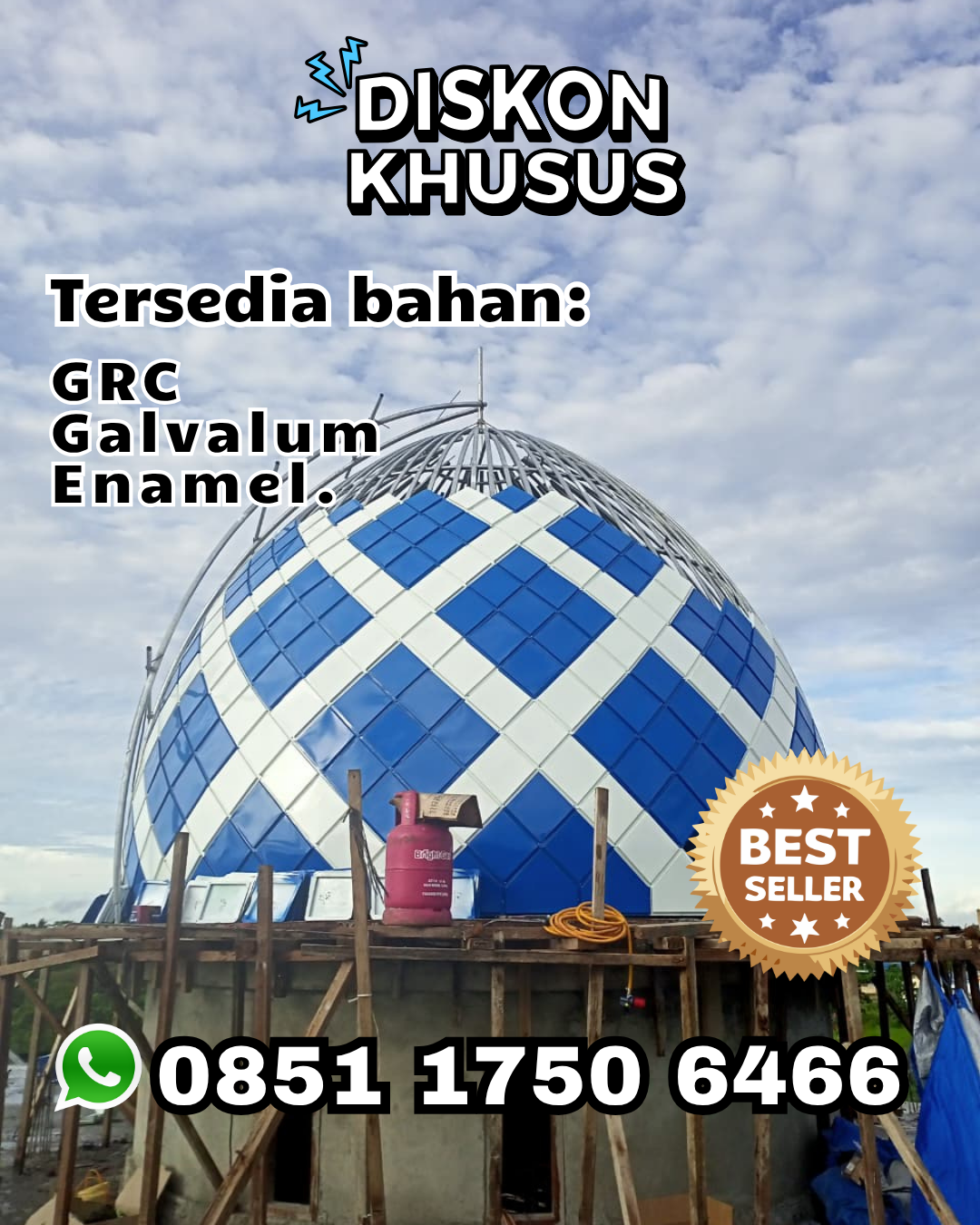 Kubah Masjid Harga Terjangkau - Simalungun, Sumut