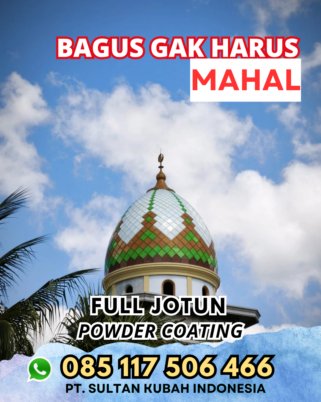 Kubah Masjid Modern - Kedamean, Gresik