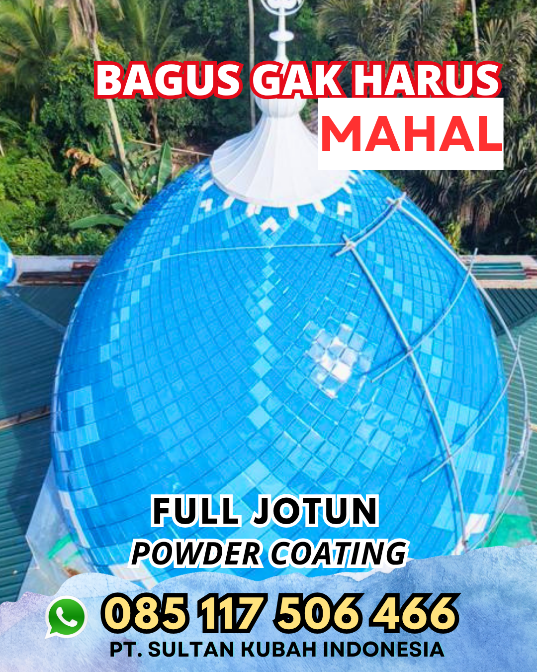 Kubah Masjid Langsung Pabrik - Sangkapura, Gresik