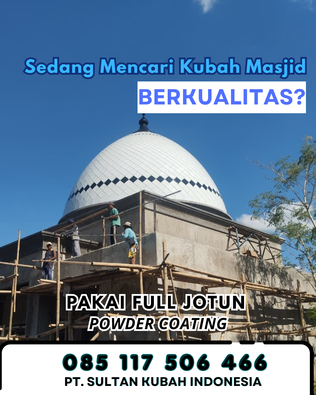 Kubah Masjid Desain Modern - Sendang Agung
