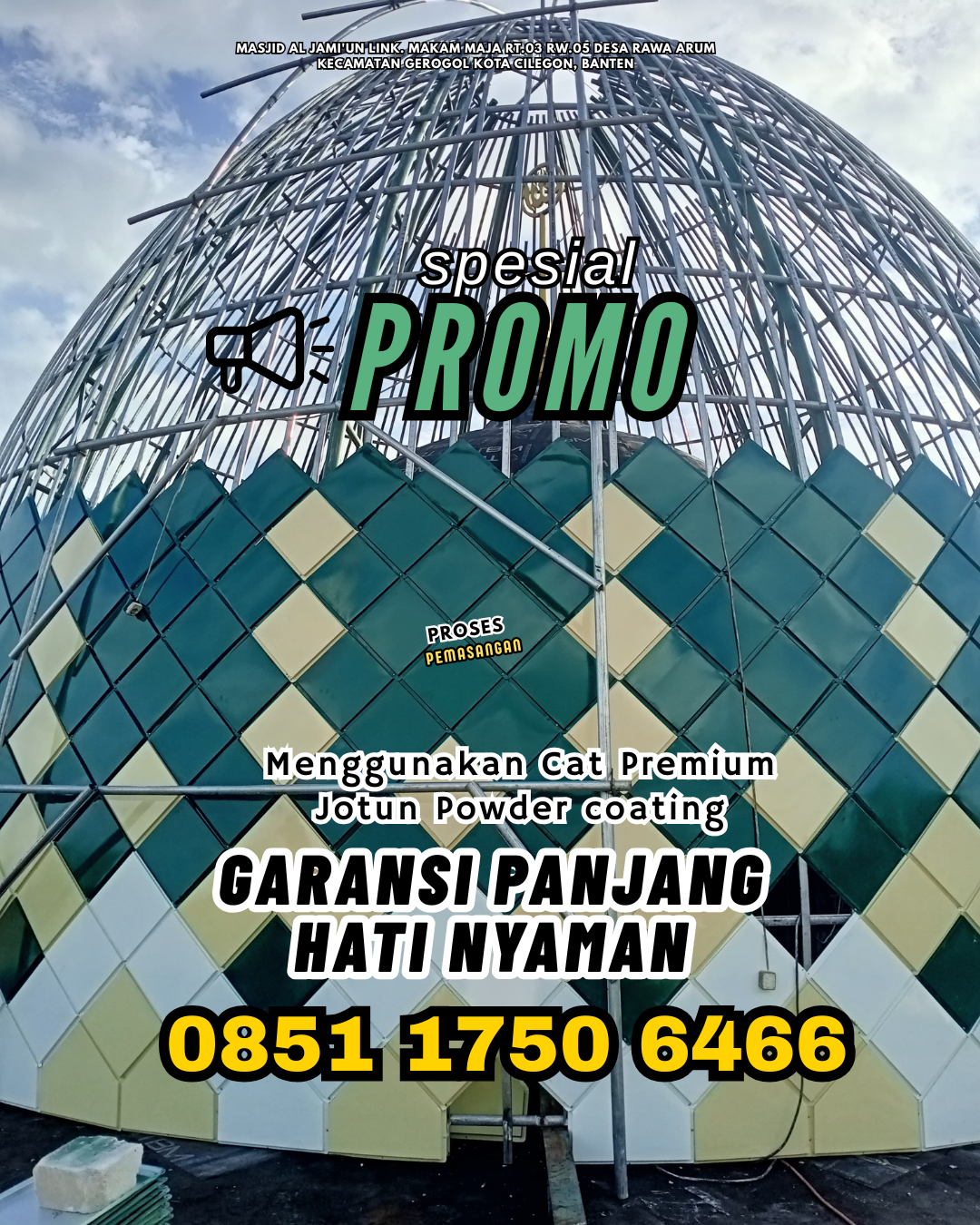 Kubah Masjid untuk Pondok Pesantren - Pagai Selatan, Mentawai