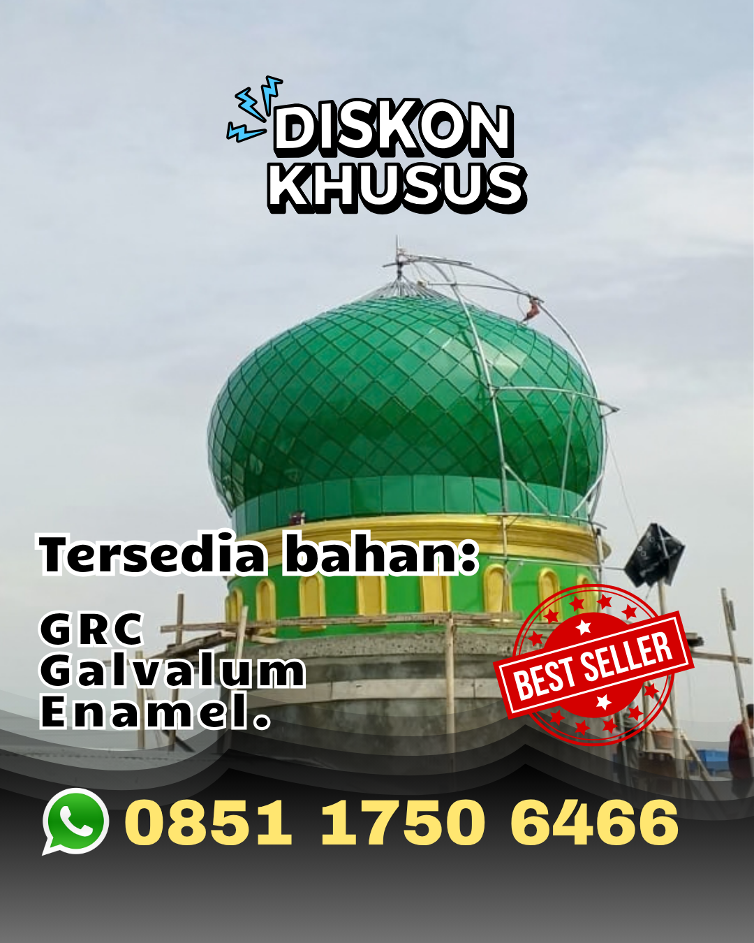 Kubah Masjid Bergaransi - Bululawang, Malang