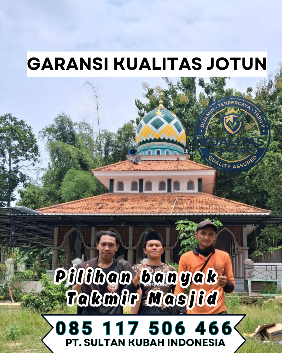 Kubah Masjid untuk Mushola – Pogalan, Kab. Trenggalek
