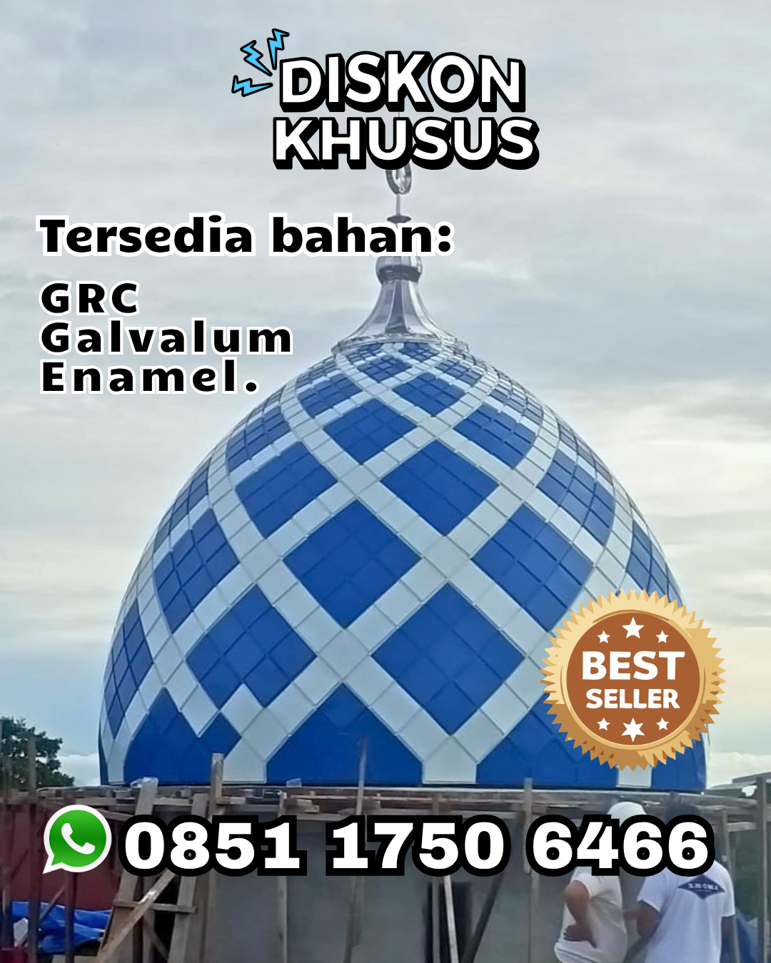Kubah Masjid Modern Harga Spesial - Deli Serdang, Sumut