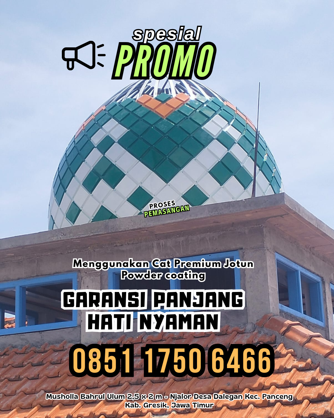 Bangun Kubah Masjid Impian Anda - Kapuas Murung, Kapuas