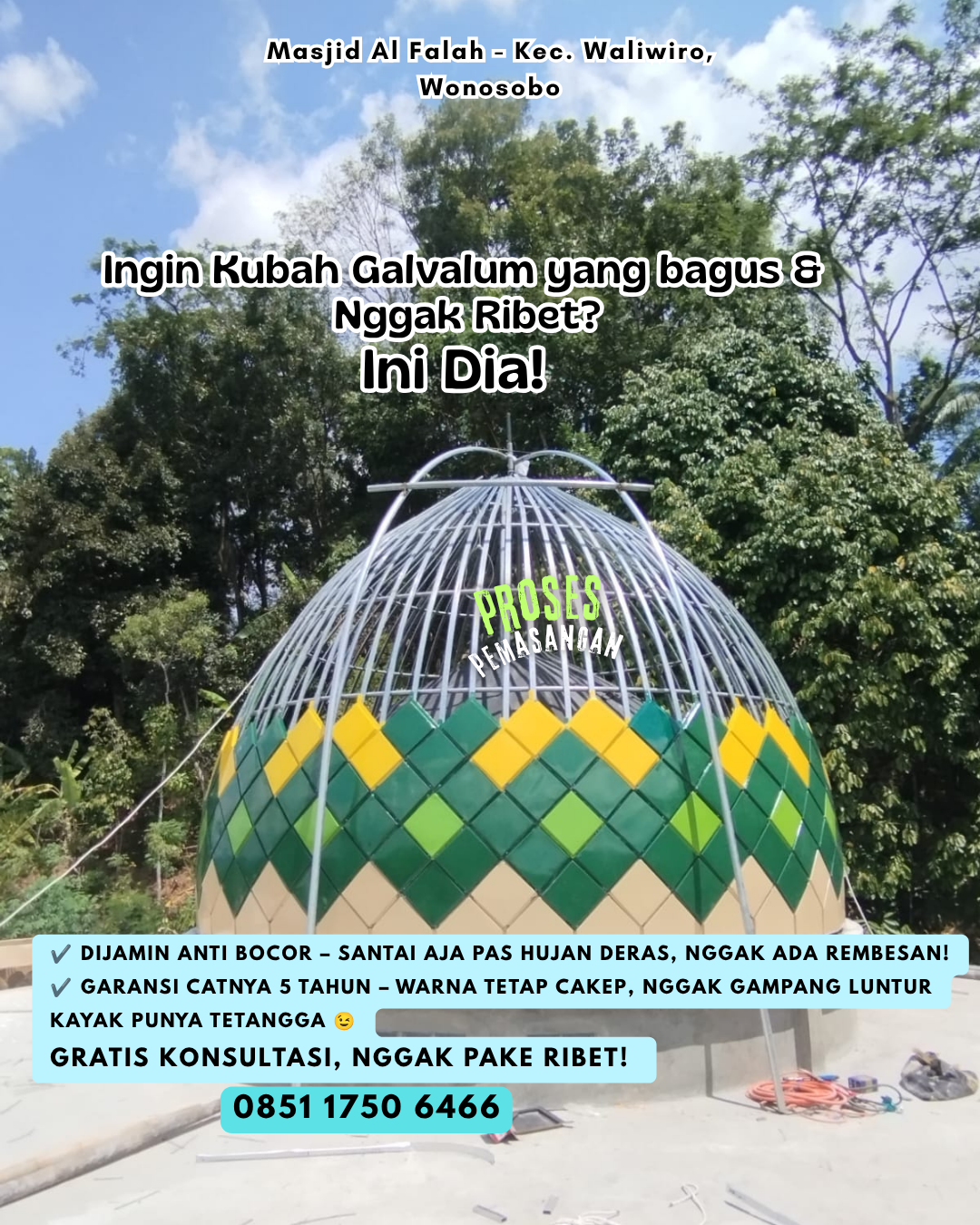 Pabrik Kubah Masjid Terpercaya - Antang Kalang, Kotawaringin Timur