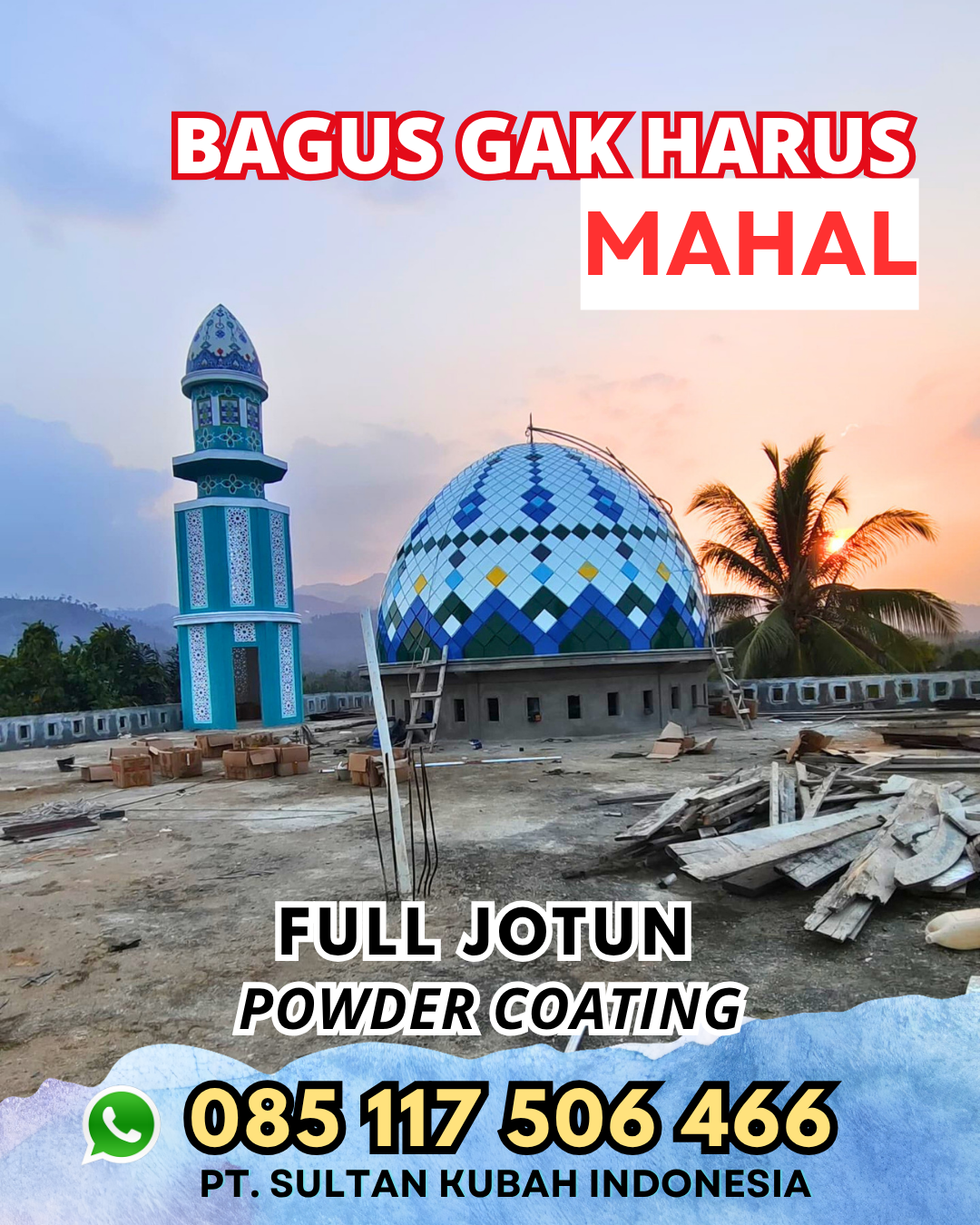 Kubah Masjid untuk Masjid Raya - Dungkek