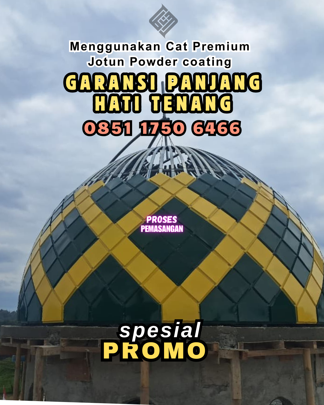 Kubah Masjid Terbaik, Pilihan Tepat Jamaah melayani daerah Conggeang, WA: 0851 1750 6466