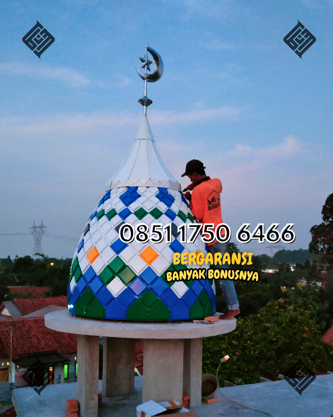 Produsen Kubah Masjid Amanah - Kota Palembang, Sumsel