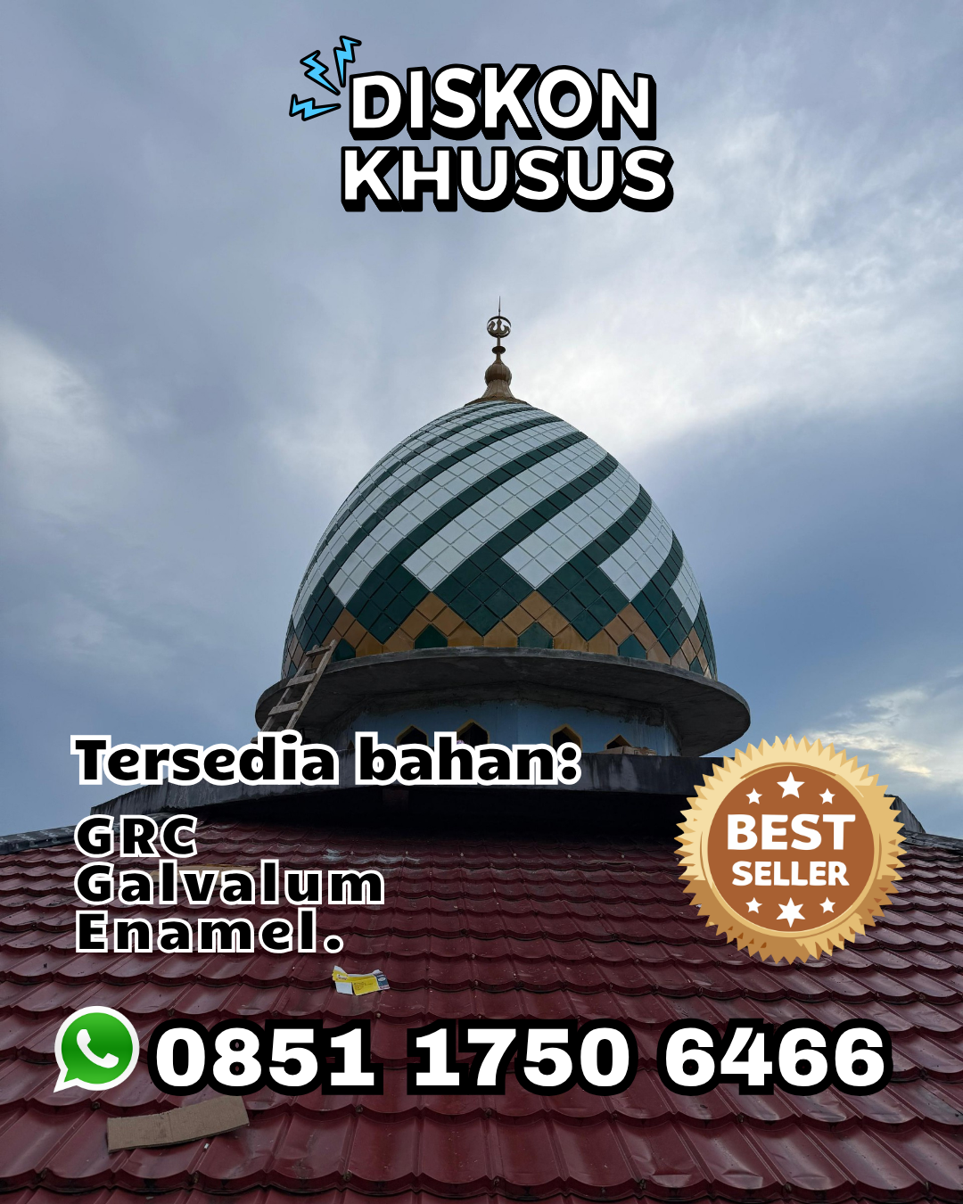 Kubah Masjid Bergaransi - Kota Langsa, Aceh