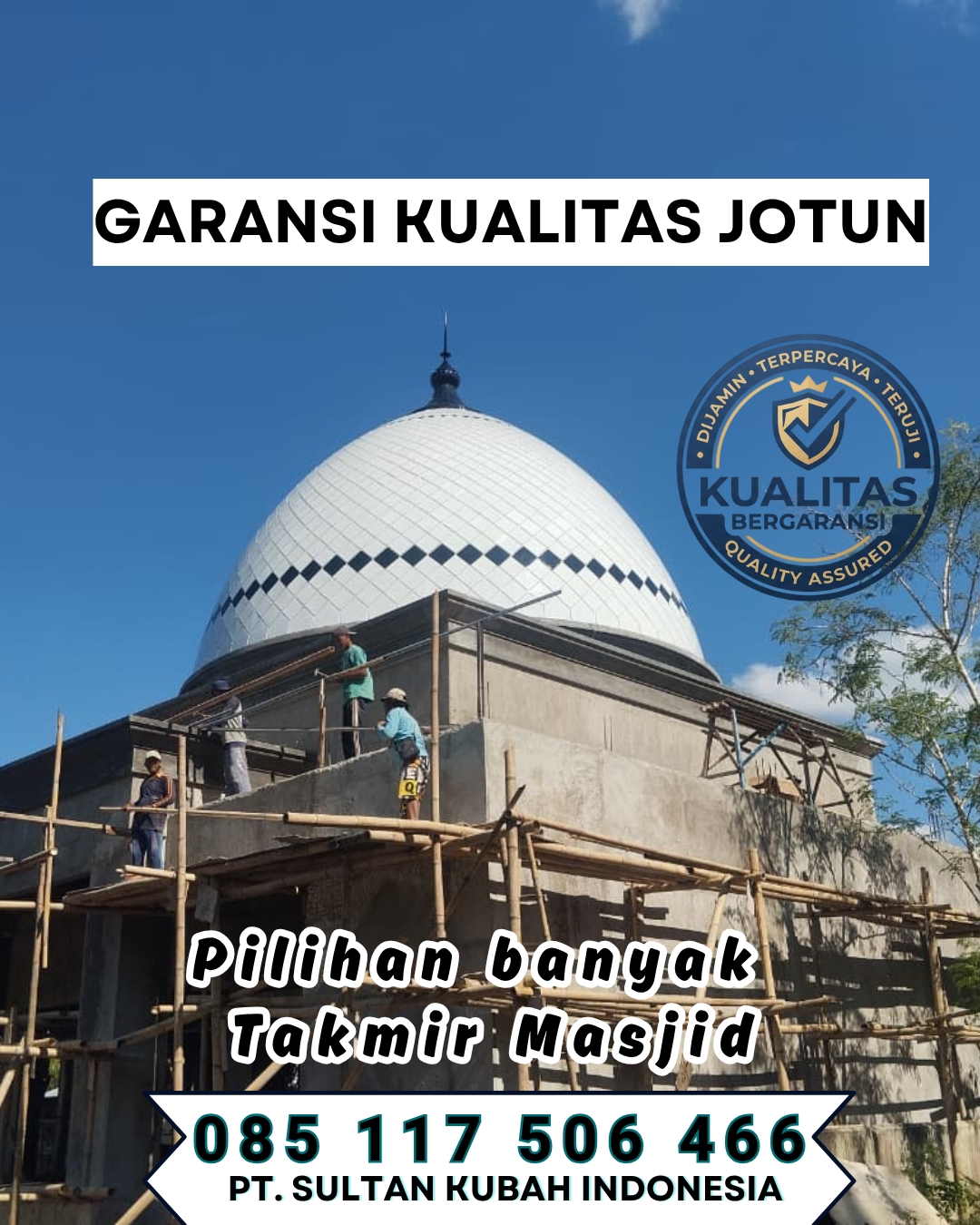 Kubah Masjid Desain Modern – Pare, Kab. Kediri