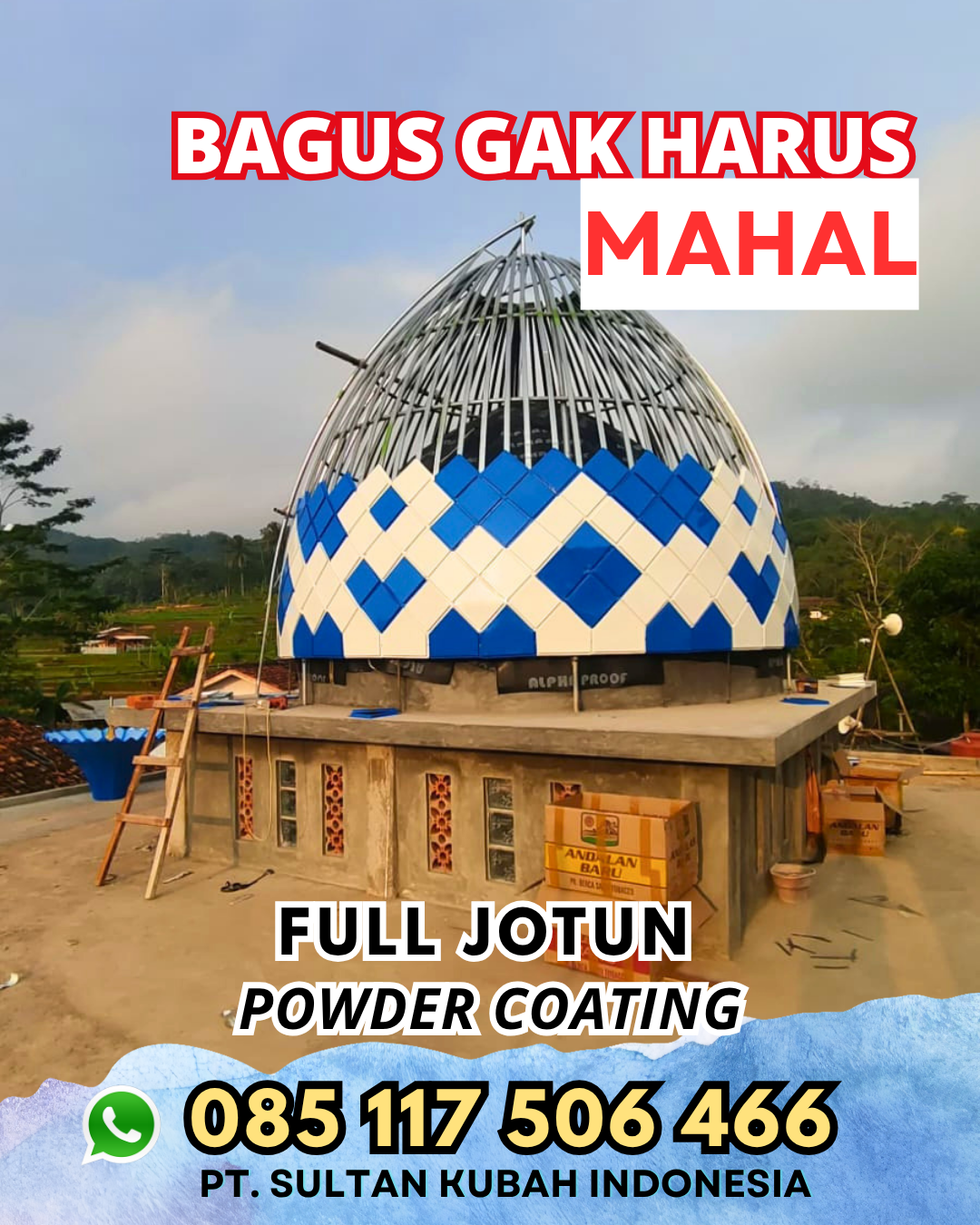 Kubah Masjid Anti Karat - Candimulyo, Magelang
