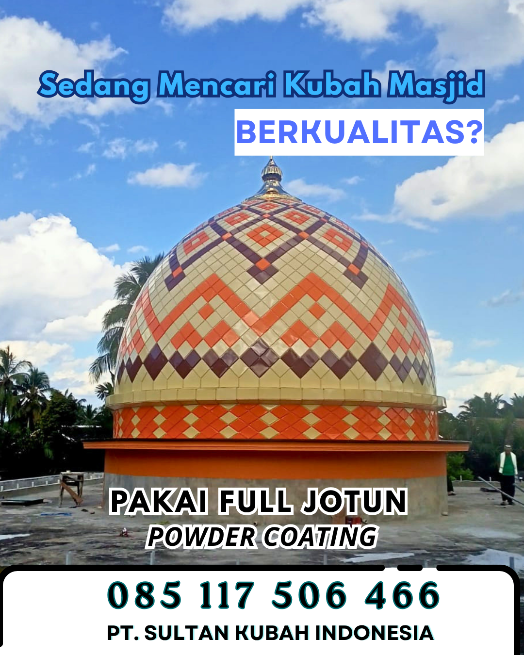 Solusi Kubah Masjid Terbaik Harga Pabrik - Perak