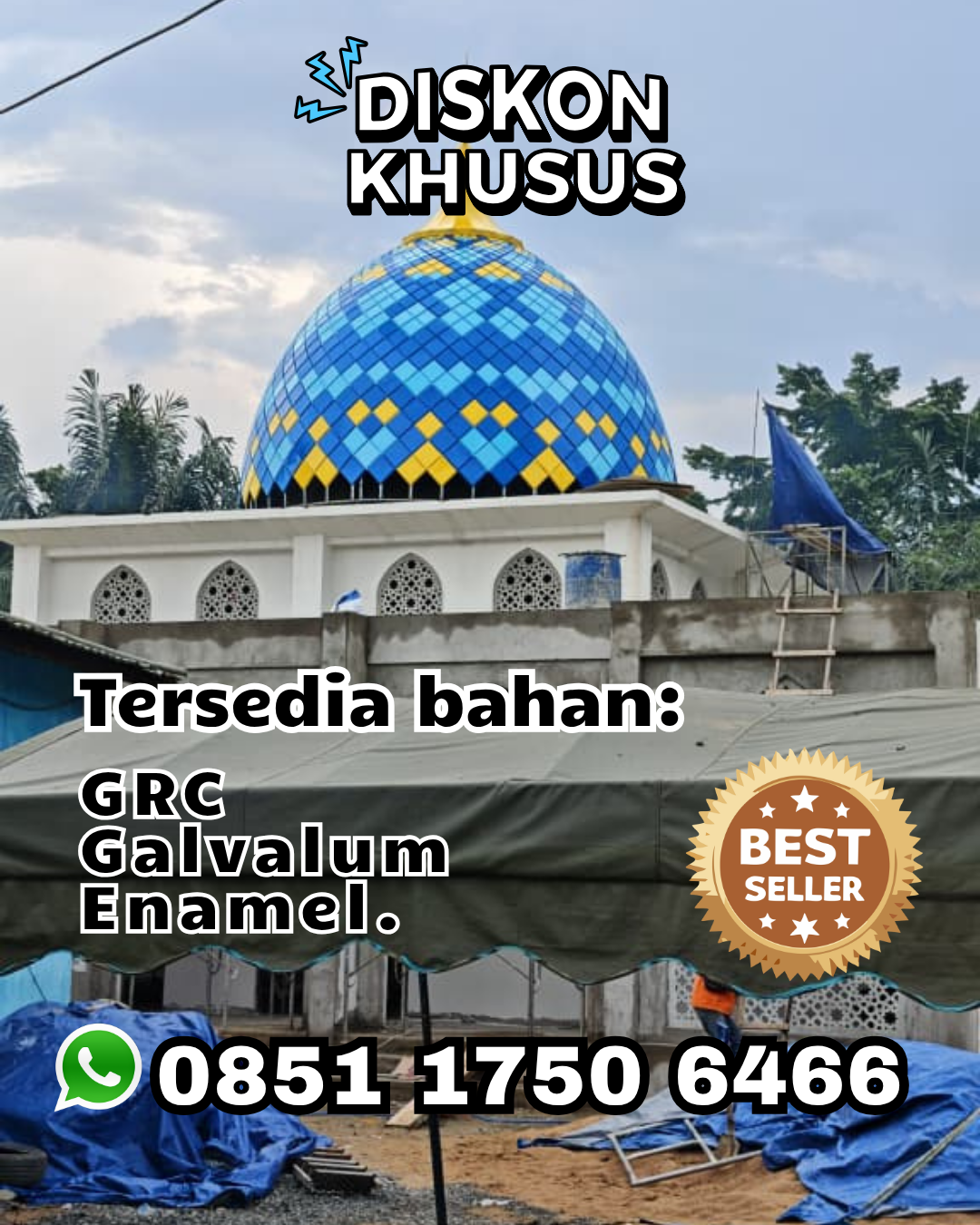 Spesialis Kubah Masjid - Airpura, Pesisir Selatan