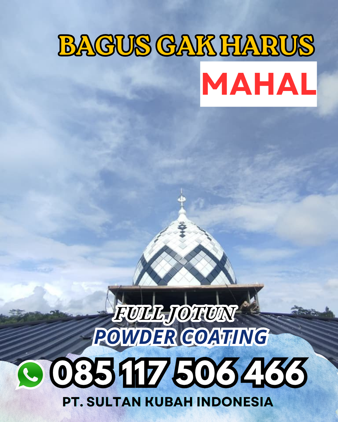 Kubah Masjid Langsung Pabrik - Dau, Malang
