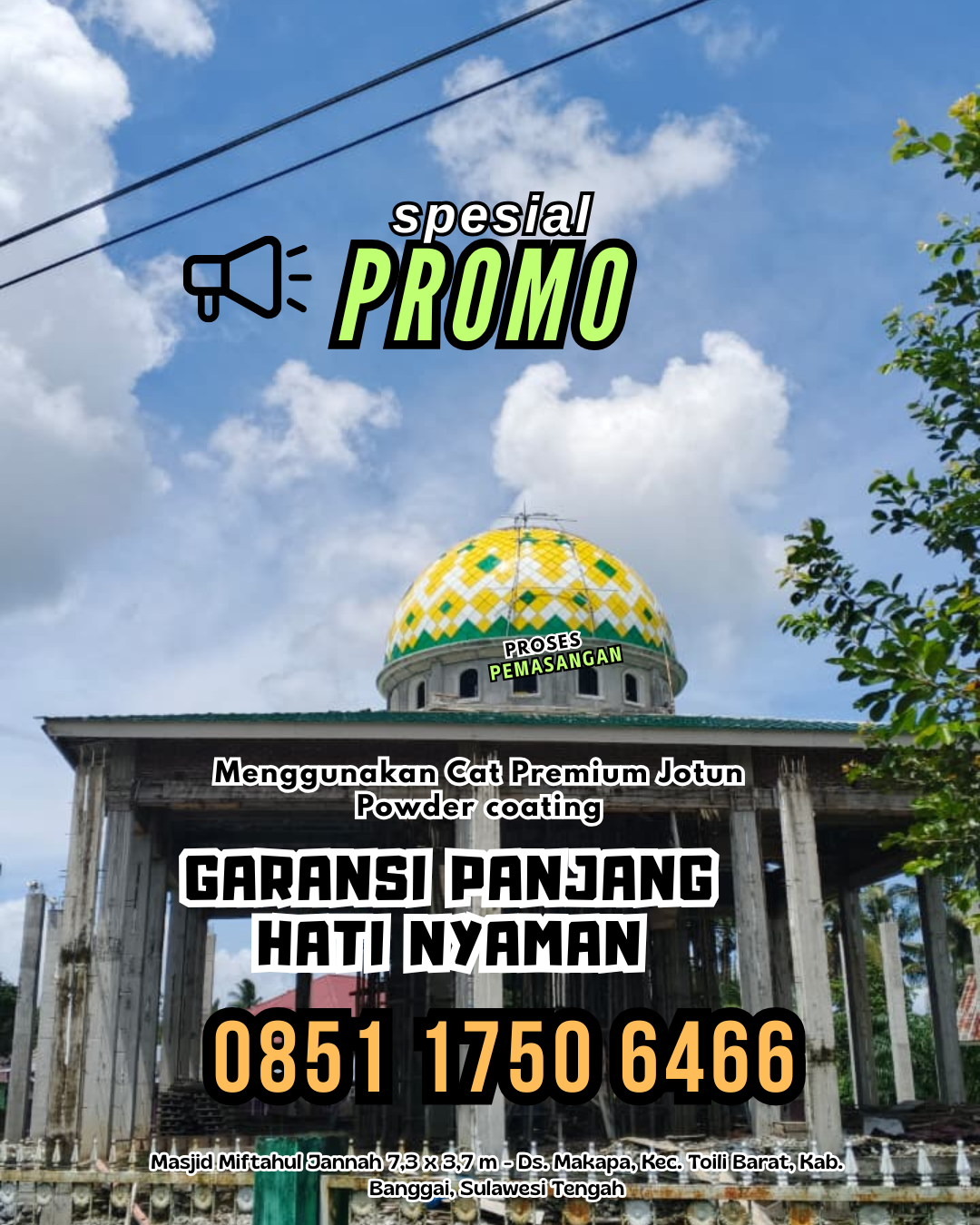 Ready!! Kubah Berkualitas. di Kec. Lubuk Pakam
