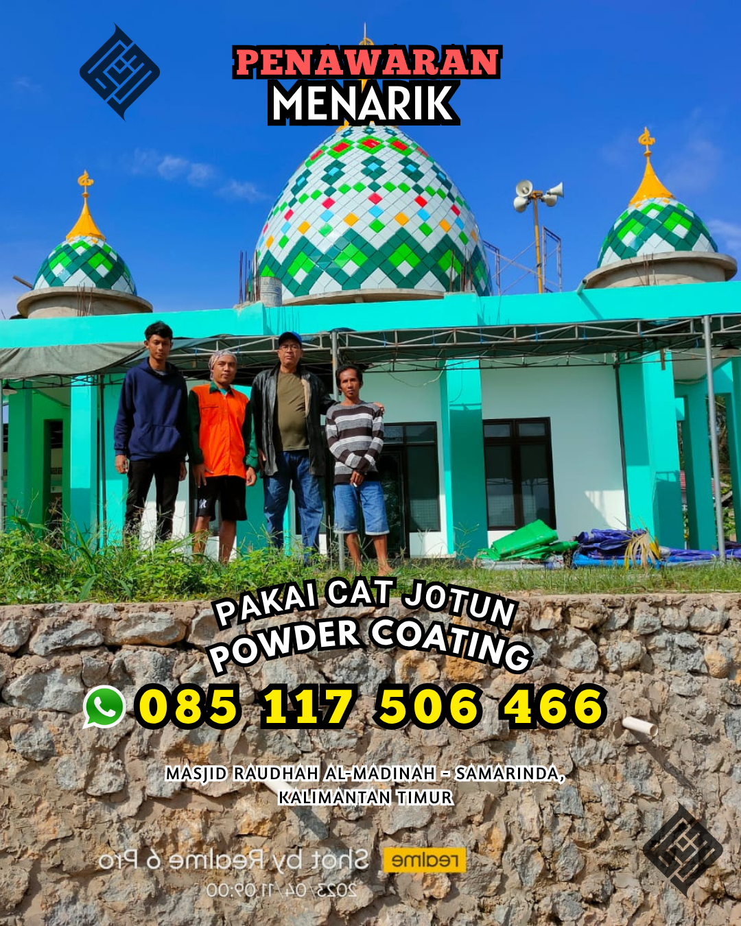 Jual Kubah Langsung dari Tangan Pertama, Dekat Jagakarsa. WA 085 117 506 466