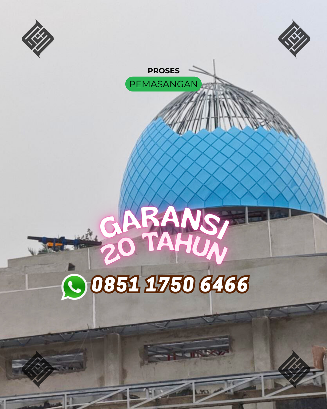 Bangun Kubah Masjid Impian Anda - Gido, Nias