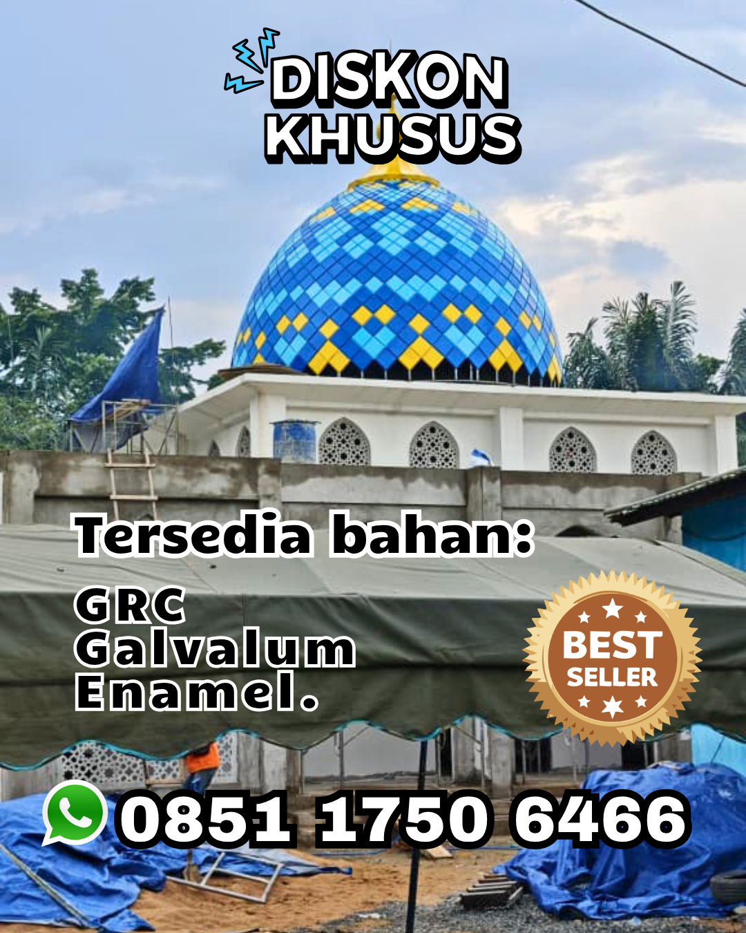 Kubah Masjid Modern Harga Spesial - Lumajang