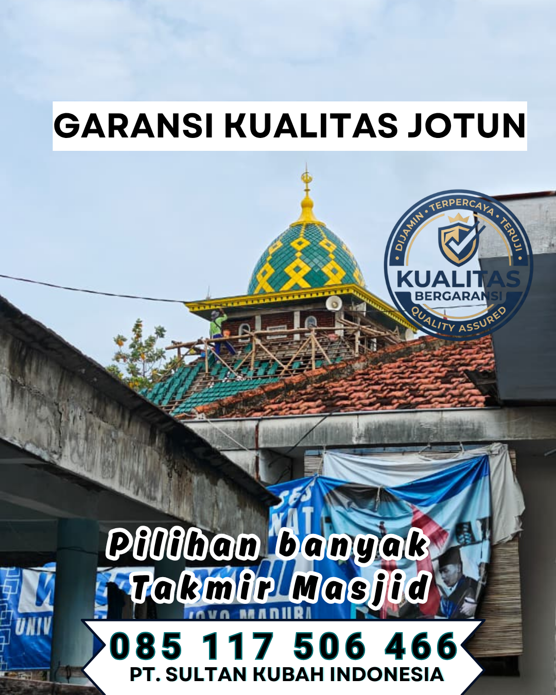 Kubah Masjid Harga Pabrik – Manggala, Kota Makassar