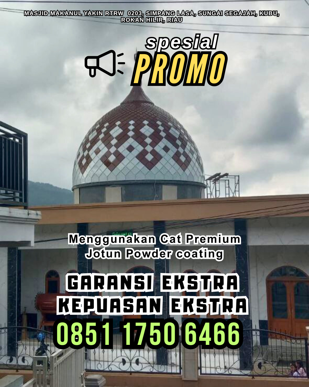 Konsultan Pembuatan Kubah , melayani daerah Sukajadi, WA: 0851 1750 6466