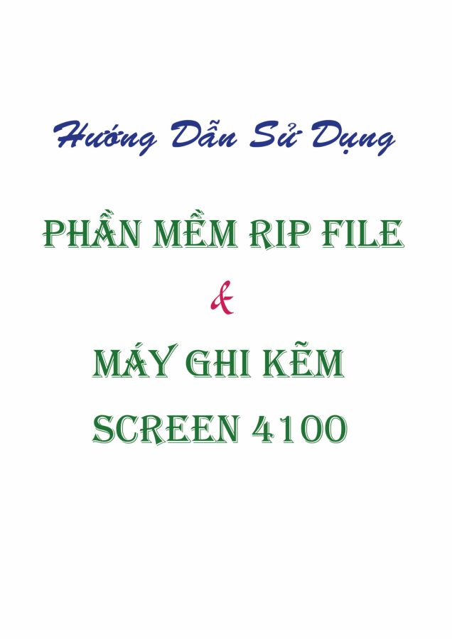 Huong Dan Ghi Kem _ 185 x 277 mm